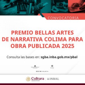 Abierta, convocatoria al Premio Narrativa Colima por obra Publicada