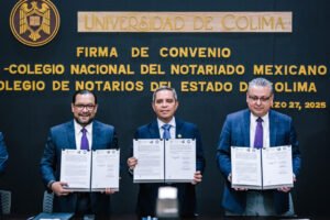 Firman convenio UdeC, Notariado Mexicano y Notarios del Estado de Colima