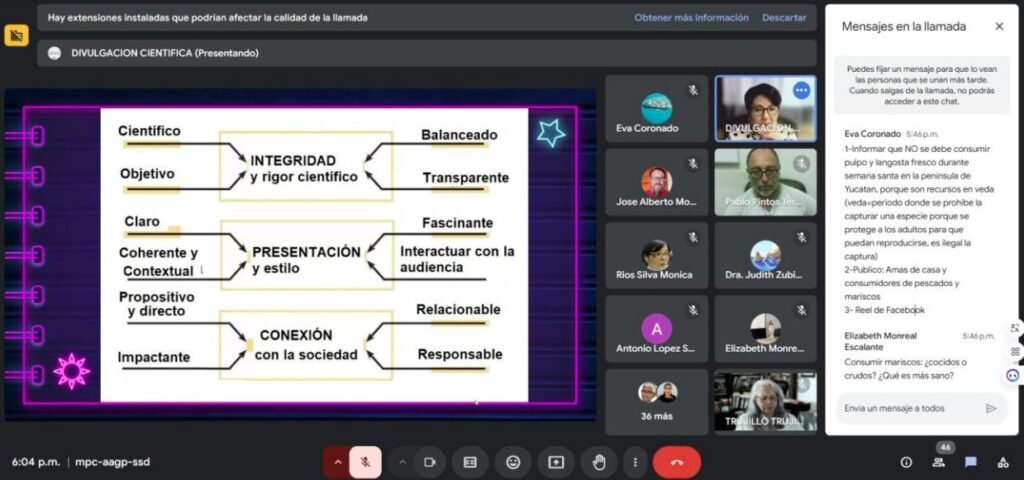 Taller sobre comunicación de la ciencia OWSD y UdeC_b