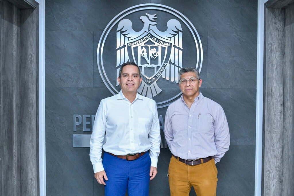 Visita al rector el titular de la SSP en Colima_b