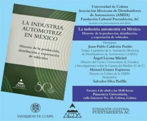 Presentarán libro sobre industria automotriz en México