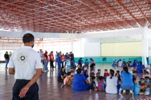 Realiza simulacro Estancia Infantil de la UdeC