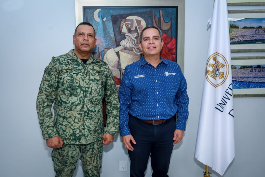 Visita al rector nuevo comandante de la XX ZM
