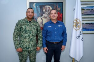 Visita al rector nuevo comandante de la XX ZM