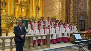 Niños cantores UdeC en el Tercer Festival de Música Sacra de Morelia