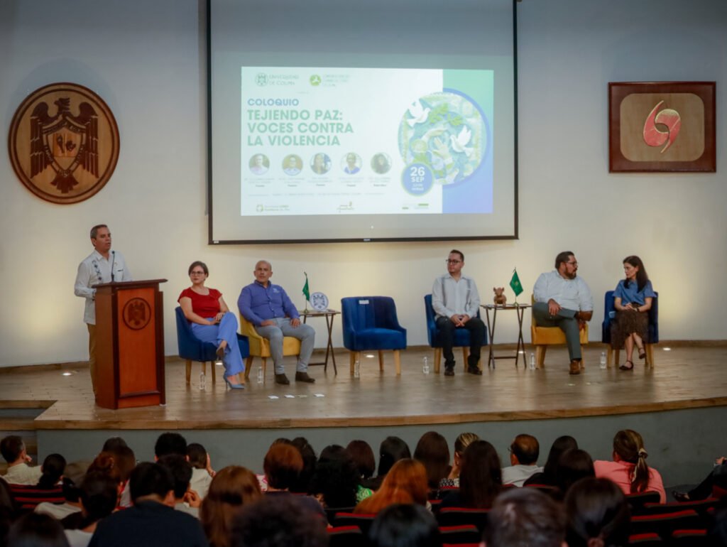 Inauguran el Coloquio Tejiendo Paz, Voces contra la Violencia