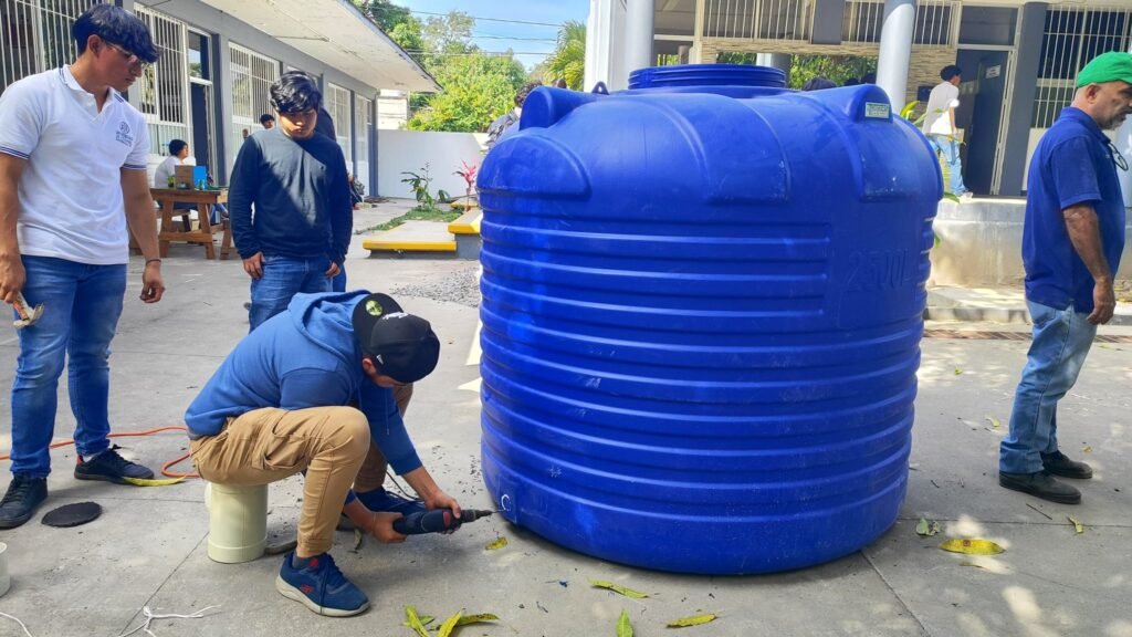 Captación de agua de lluvia en Bach 32_a