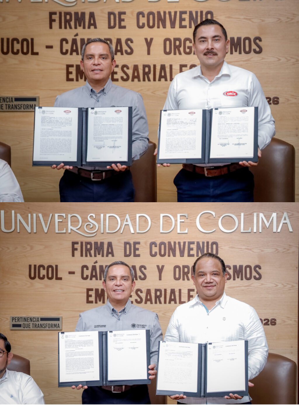 Fortalece UdeC alianzas con Cámaras Empresariales