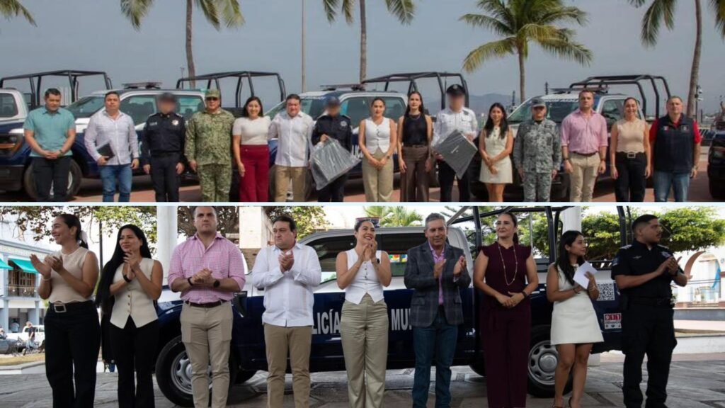 Indira Vizcaíno sigue fortaleciendo a policías municipales; entrega patrullas y equipamiento en Manzanillo y Minatitlán Estas herramientas deben traducirse en más prevención, más cercanía con la
