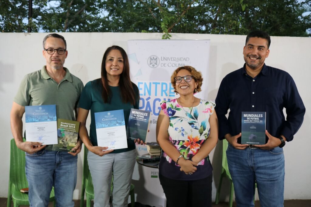 Presentan libro Mundiales de fútbol varonil 2022 y Femenil 2023