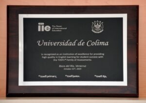 Reconocimiento internal a UdeC por administración de exámenes TOEF