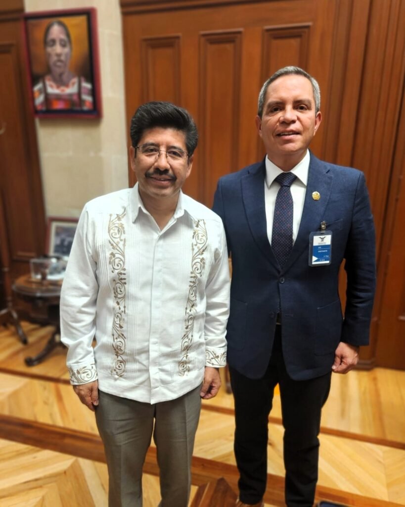 Rector UdeC asiste a firma de convenio SCJN-UABJO, en la CDMX_Con ministro Pdte Hugo