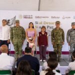 Gobernadora Indira Vizcaíno y subsecretaria Rocío Bárcena inician la campaña ‘Sí al Desarme, Sí a la Paz’ en Colima