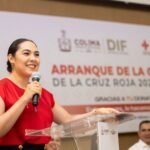 Indira Vizcaíno participó en el arranque de la Colecta Anual de la Cruz Roja 2026 en Colima