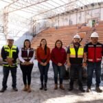 Gobernadora Indira Vizcaíno supervisa rehabilitación integral del Auditorio Municipal de Cuauhtémoc