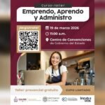 Sedeco Colima invita al curso-taller gratuito ‘Emprendo, Aprendo y Administro’ para personas emprendedoras