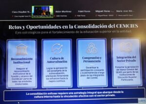 Participa UdeC en conversatorio regional del SEAES sobre mejora continua_a