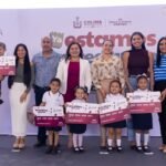Gobernadora de Colima inicia entrega de Mi ColiBeca para Empezar a estudiantes de preescolar en Cuauhtémoc