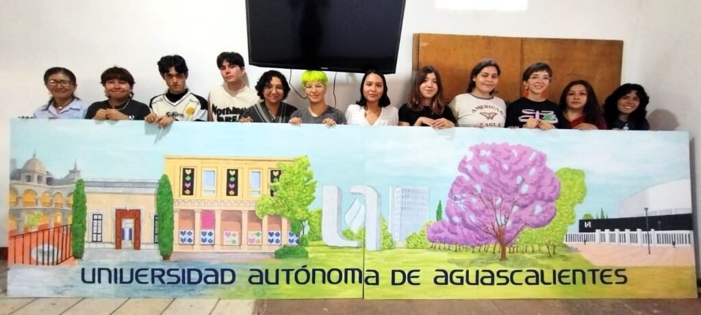 Con video y mural, se suman futuros artistas visuales a la FELIB Altexto 2026