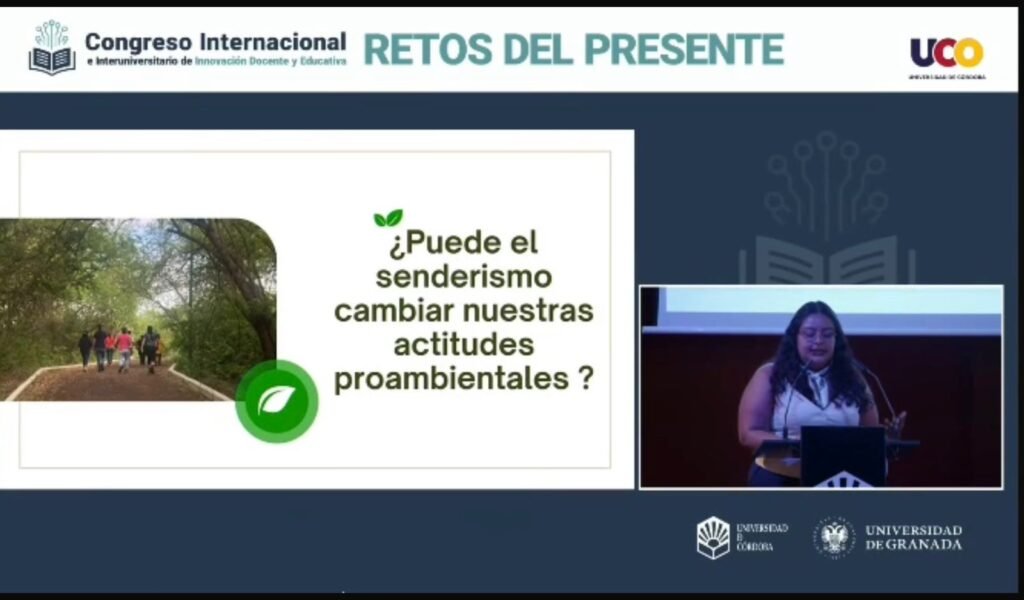 Estudiante de la UdeC presenta proyecto de senderismo en España