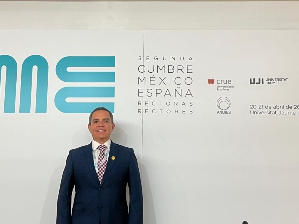 Rector UdeC en la Cumbre de rectores y rectoras México-España