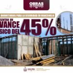 Seidum reporta 45% de avance en construcción de dormitorios para personal de Seguridad Pública, en Manzanillo