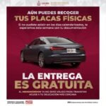 Movilidad Colima amplía periodo para recoger placas físicas, del 26 de mayo al 5 de junio