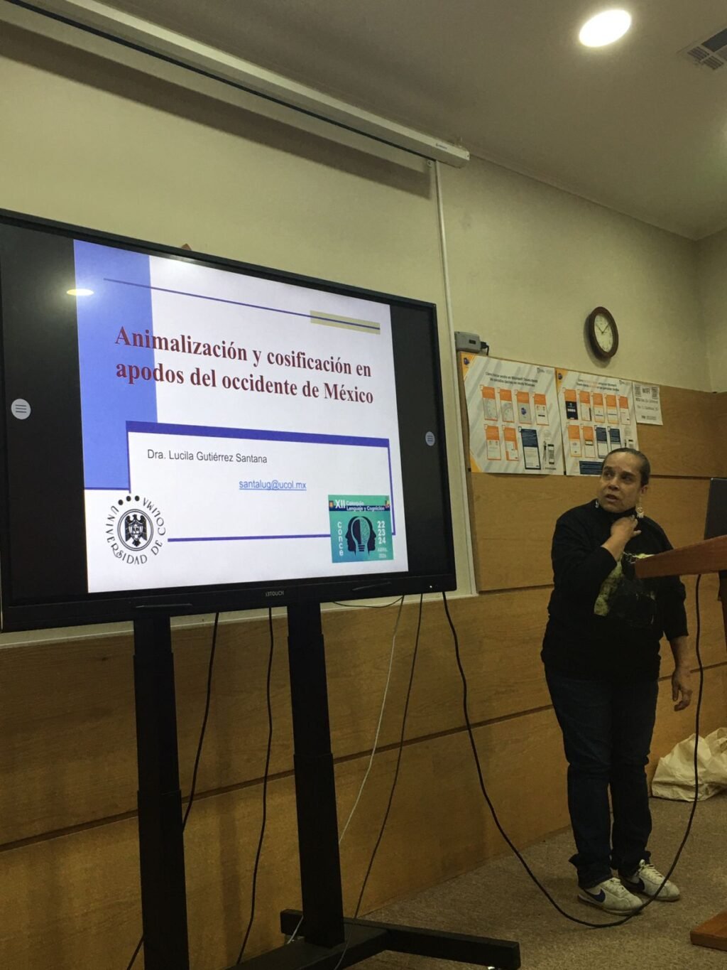 Investigadora UdeC en Coloquio internacional sobre lenguaje y cognición, Chile