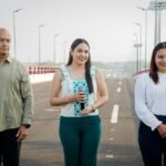 Indira Vizcaíno y titular de SICT inauguraron el Arco Sur de Colima, en enlace con la presidenta Claudia Sheinbaum