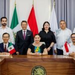 Indira Vizcaíno recibe al Embajador de Indonesia en México