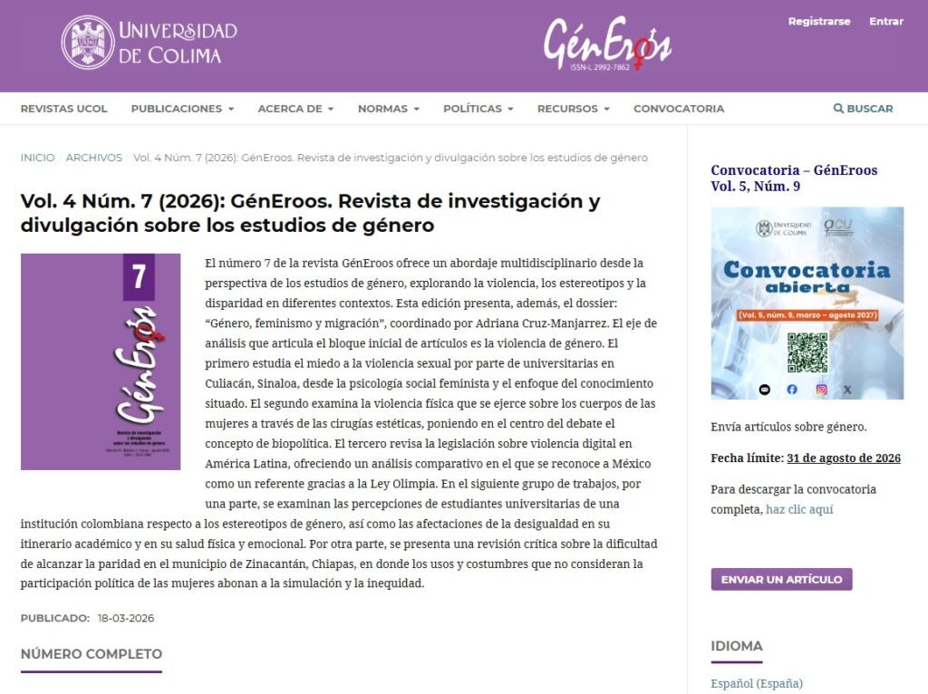 Presentación de la revista GénEroos número 7_c