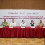 Indira Vizcaíno y titular del CNPC instalan Puesto de Comando en Colima ante temporada de lluvias y ciclones 2026