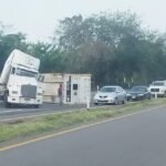 Alerta UEPC Colima sobre accidente en autopista Colima-Guadalajara; vialidad parcialmente obstruida en Cuauhtémoc