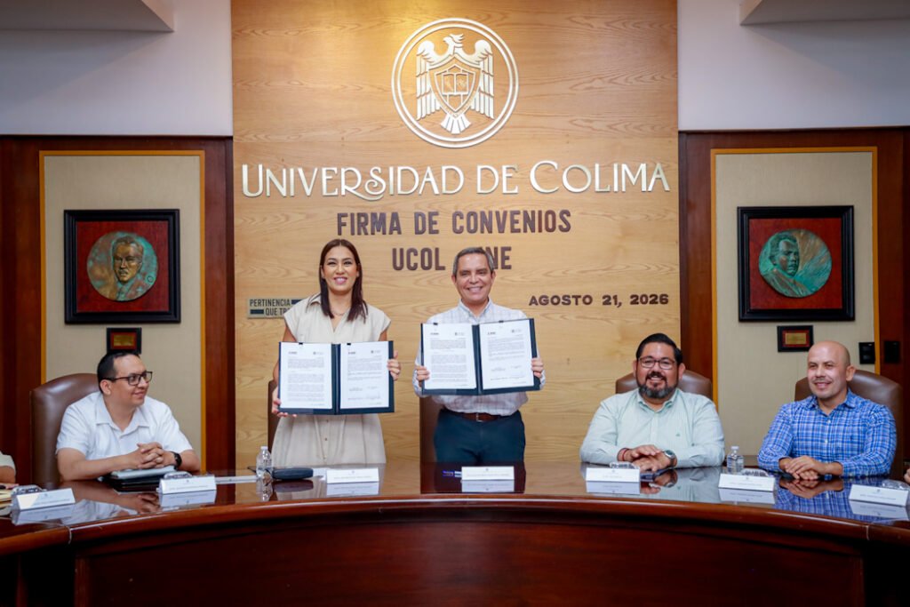 Firma de convenios UdeC - INE_a