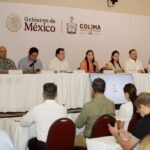 Indira Vizcaíno, SICT, GN y Pinfra informan a cámaras empresariales avances de autopista Colima-Manzanillo