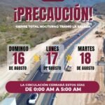 Seidum Colima informa de cierre total nocturno en ‘La Salada’ este domingo, lunes y martes