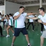 Un centenar de personas tomaron la clase gratuita de box en Colima: Incode