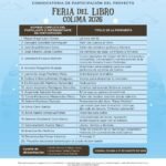 Gobierno del Estado de Colima publica las 19 propuestas seleccionadas para la Feria del Libro 2026