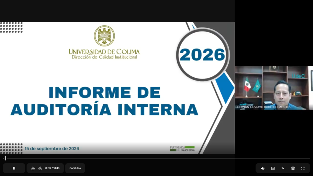 Auditoría interna orientará la mejora de 22 procesos de la UdeC