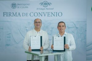 Firma de convenio UdeC - El Colegio Nacional