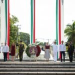 Gobernadora Indira Vizcaíno presidió la Ceremonia del 179 Aniversario de la Gesta de los Niños Héroes de Chapultepec
