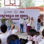 Indira Vizcaíno supervisó y entregó y obras que transforman en Tecomán
