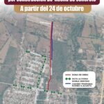 Por construcción de huella de concreto, Seidum anuncia cierre en calle Insurgentes en Comala