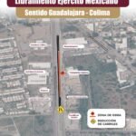 Seidum informa sobre reducción de carriles en el Libramiento Ejército Mexicano, este martes