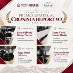 Francisco Espíritu, Diego Dozal, Karla y Dayra Gómez ganan el Premio Estatal al Cronista Deportivo Colima 2026