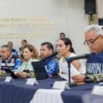 Gobernadora Indira Vizcaíno participó en la sesión del Centro de Mando y del Comité Estatal de Emergencias por Huracán ‘Simón’