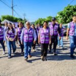 Gobierno de Indira Vizcaíno acerca servicios de Brigadas Violeta a mujeres de Las Moras en Coquimatlán